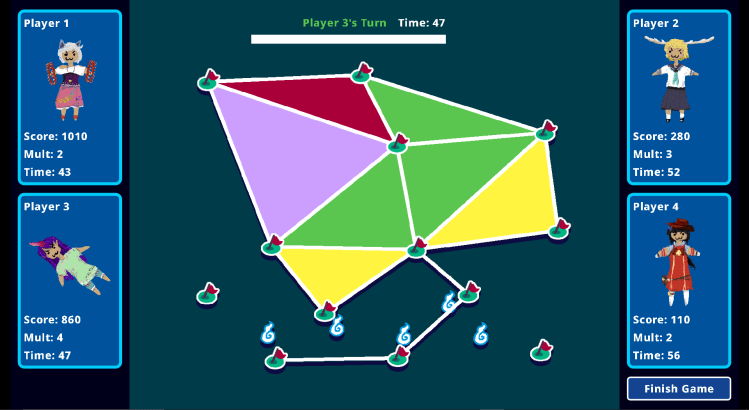 Touhou Beastly Territorial Game Review – A Spinning Dot and Box Battle ...